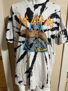 DEF LEPPARD T SHIRT TIE DYE Size XL - Picture 1 of 2
