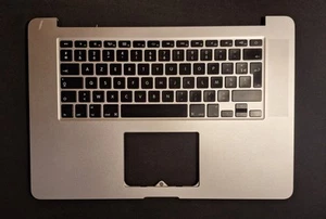 TOPCASE AVEC CLAVIER FRANCAIS MACBOOK PRO 15" A1398 Late 2013 - Mid 2014 Testé - Afbeelding 1 van 12