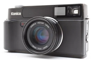 [Exc+5] Konica HEXAR black Rangefinder 35mm Film Camera from JAPAN - Picture 1 of 12