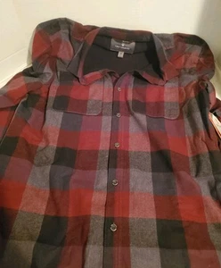 Free Country Button Up Flannel Soft Cozy Pocket Mens Size Medium NWT - Picture 1 of 4