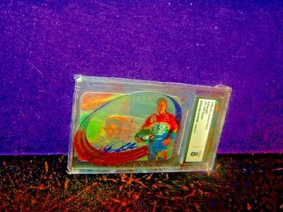 JEFF GORDON  1996 SPX GORDON TRIBUTE #T1 AUTOGRAPHED CARD CSG GRADED - Image 1 of 4