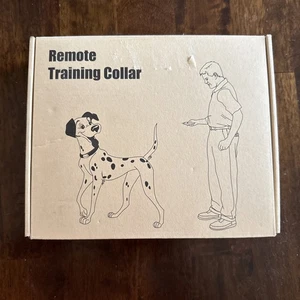 Lu&Ba Hundeschock Vibrationssprühhalsband Wiederaufladbar Hundetraining Halsband mit Fernbedienung - Bild 1 von 5