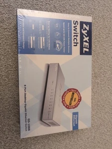 ZyXEL GS108B Metal Body 8-Port Gigabit Ethernet Desktop Switch - Photo 1/4