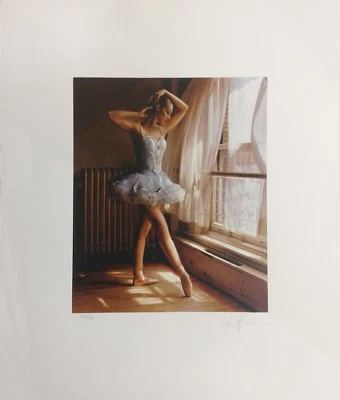 DOUGLAS HOFMANN "REFLECTIONS PORTFOILO II" | SIGNED PRINT | BALLERINA | GALLART - Image 1 of 2