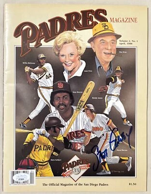 Steve Garvey Signed San Diego Padres Program - JSA COA - 1988 Baseball Auto - Image 1 of 4