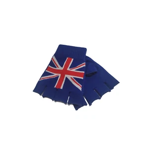 UK British Flag Fingerless Gloves - Picture 1 of 3