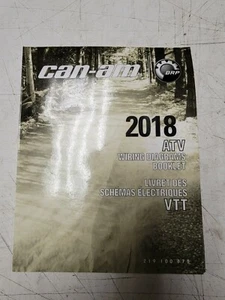 2018 Can Am ATV Wiring Diagrams Booklet 219100875 - Foto 1 di 6