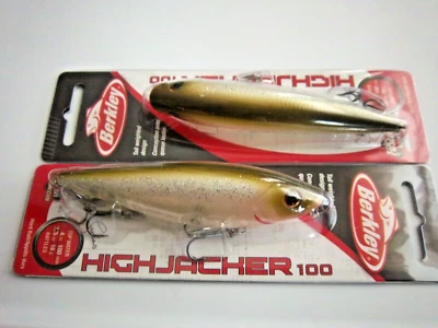 (批量 2) BERKLEY HIGHJACKER 100 / 4 英寸 & 3/5 盎司 /BHBHJ100-OLS OLIVE SHAD 颜色 — 第 1/3 张图片