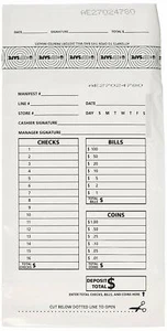 NEW Ampac Flexibles BPS5585 KeepSafe Internal Cash Control Bag 250 Pack WO90 - Picture 1 of 1