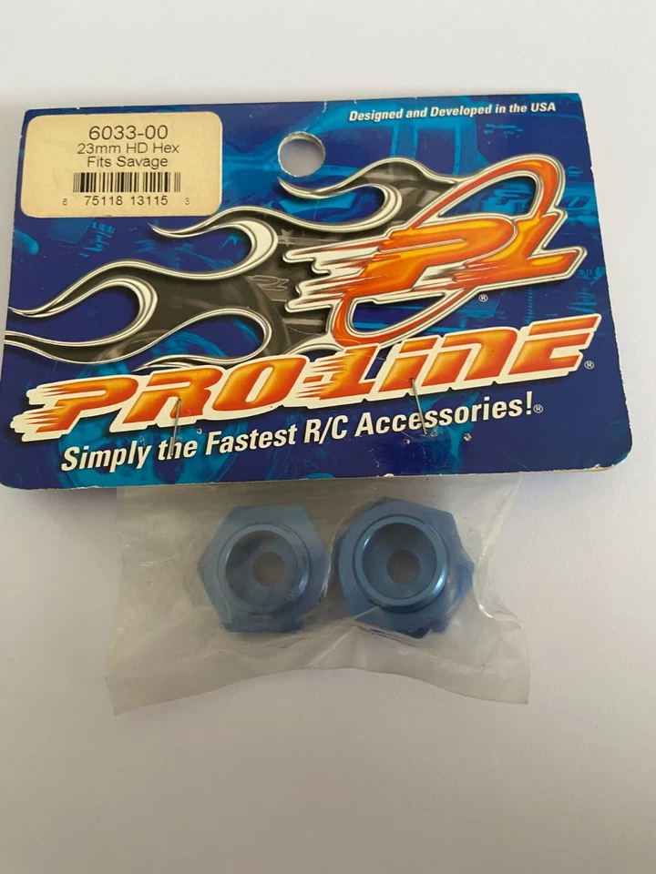 PROLINE RIM ADAPTER PRO HD HEX 23MM FITS SAVAGE 6033-00 IN BLUE - Image 1 of 1