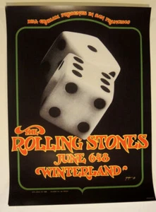 THE ROLLING STONES - WINTERLAND - 1972 - DAVID SINGER - FILLMORE - BILL GRAHAM - Picture 1 of 3
