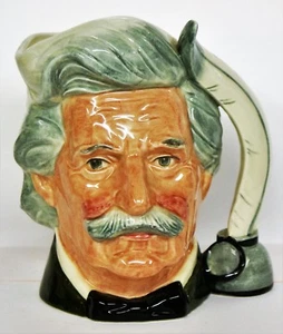 LARGE ROYAL DOULTON CHARACTER JUG MARK TWAIN D6654 *** PERFECT *** - Picture 1 of 5