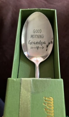 Good Morning Grandpa Spoon - 8 inch - By Topkoutali New - Image 1 of 4