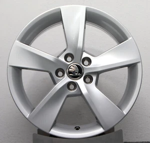 1x Original Skoda Fabia Rapid Felge 7Jx16 ET46 16 Zoll 5JA601025AD Alufelge - Bild 1 von 9