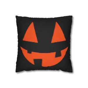 Halloween JackO Lantern Throw Pillow Cover, Pumpkin Pillow Cover Halloween Decor - Picture 1 of 5