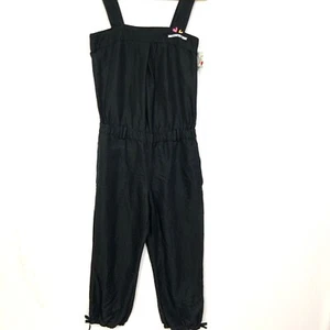NWT Diane Von Furstenberg DVF x Gap Kids Girls XXL 14/16 Black Jumpsuit Patch - Picture 1 of 11