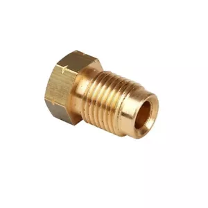 10mm x 1mm Hu2s Short Standard Male Brass brake pipe nut For 3/16” Pipe - Picture 1 of 1