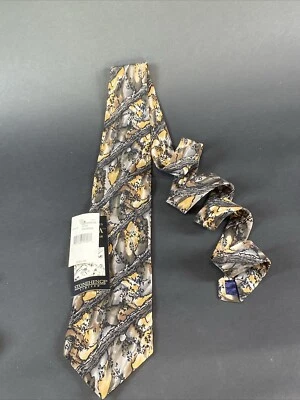 Jerry Garcia J. de colección nuevo con etiquetas Corbata Cuello Marrón Camuflaje - PINO Y ROCA - COLECCIÓN 7 G6-5 Foto 1 de 4