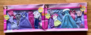 2 Boxes! 2001 BARBIE 6 Fashion Gift Pack NEW in Original Box 68812, 12 outfits! - Picture 1 of 7