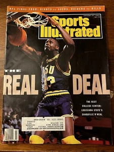 Shaquille O’Neal LSU Rookie Sports Illustrated Cover January 21, 1991 Shaq Shack - Picture 1 of 2