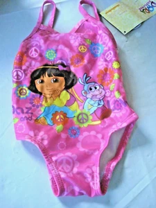 Traje de baño para niñas rosa Dora talla 24 meses NUEVO - Imagen 1 de 2