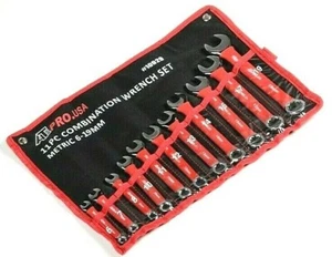11 pc Soft Grip Combination Wrench 6, 7, 8. 10. 11. 12, 13, 14, 15, 17 19 Metric - Bild 1 von 1
