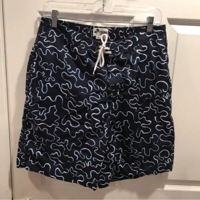 Trunks Men’s Swim Trunks Navy Blue Large - Image 1 of 4