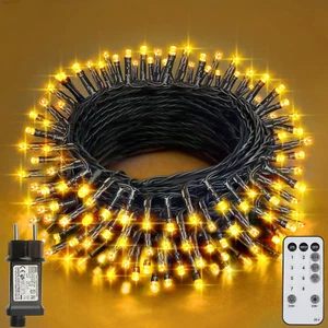 Luci Albero Di Natale, 26.2M 220 LED Luci Natalizie Da Esterno Ed Interno, 8 Mod - Foto 1 di 15