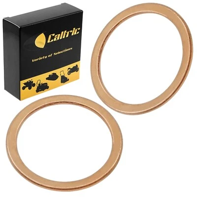 2 juntas de tubo de escape para Kawasaki Prairie 400 KVF400 4X4 1997-2002 Foto 1 de 4