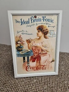 Reproducción de póster artístico enmarcado A4 de Coca Cola - Imagen 1 de 1