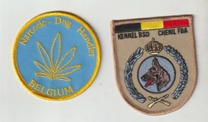 Belgium Police K-9 Team patch pair ship from Australia - Picture 1 of 1