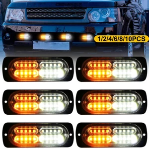 LED Strobe Warning Flashing Light Bar for Car Truck Van Off Road Vehicle ATV SUV - Bild 1 von 18