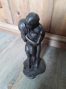 Vintage seltene Adam & Eva Skulptur Ornament Liebhaber -1480 - Bild 1 von 4