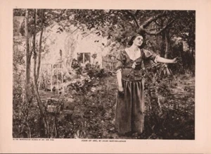 The Mentor - Original Lithograph - Joan of Arc BY Bastien-Lepage - 1916 - Picture 1 of 2