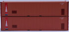 JTC N 40' Standard Height Corrugated Container TRANSAMERICA 'Faded & Patc 405510