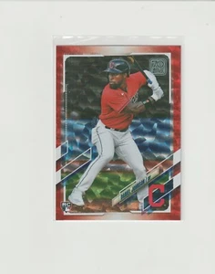 2021 Topps Series One 1 Daniel Johnson #103 feuille rouge /199 SP carte recrue RC - Photo 1/2