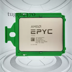AMD EPYC 7352 Roman cpu processor 24 cores 48 threads 2.3GHZ up to 3.2GHZ 155w - Picture 1 of 3