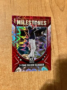 2024 Donruss Baseball - David Ortiz - Red Xplosion Milestones #d 59/99 - Picture 1 of 2