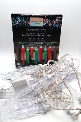 24 Gemmy Orchestra of Lights Multi-Function Color-Changing LED Icicles #1290084 - Image 1 of 4