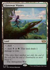 MTG Commander TDM R Llanowar Wastes #0376 - Picture 1 of 1