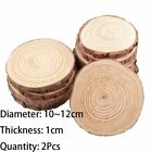 Natural Pine Wood Slices 3-12Cm Round Unfinished Diy Circles With Tree Bark Log