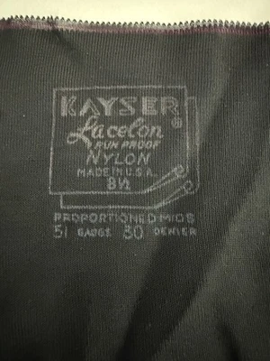 2 pares de medias vintage de malla con costuras negras Kayser Foto 1 de 4