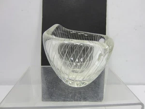 1950's Tapio Wirkkala for IIttalo Line Cut Art Glass- Signed - Picture 1 of 8