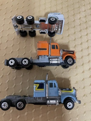 Camión semi cabina vintage Yatming Kenworth "Big K" azul fundido a presión Hong Kong Foto 1 de 4