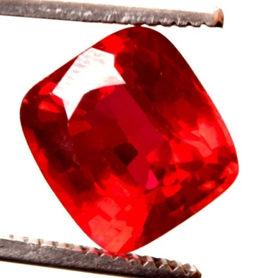 11.30 Cts. Natural Mozambique Red Ruby Cushion Shape Certified Gemstone - Image 1 of 4