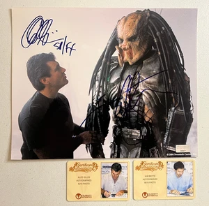 Ian Whyte / Alec Gillis Signed 8x10 Photo Alien vs. Predator Autograph Auto CA - Picture 1 of 4