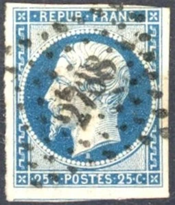 [68.370] France 1852 good Used VF classical stamp $50 - Picture 1 of 1