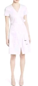 NWT Ted Baker London Advina Crossover Dress- white size 1 US 4 - Picture 1 of 1