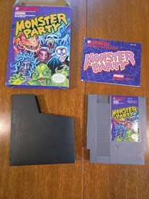 Monster Party Nes Nintendo Cib Works