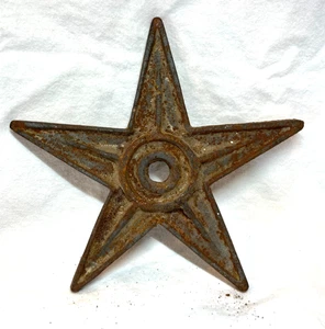 Rustico in ghisa ARCHITECTURAL STAR 9" invecchiato, vintage, per parete fienile - Foto 1 di 3